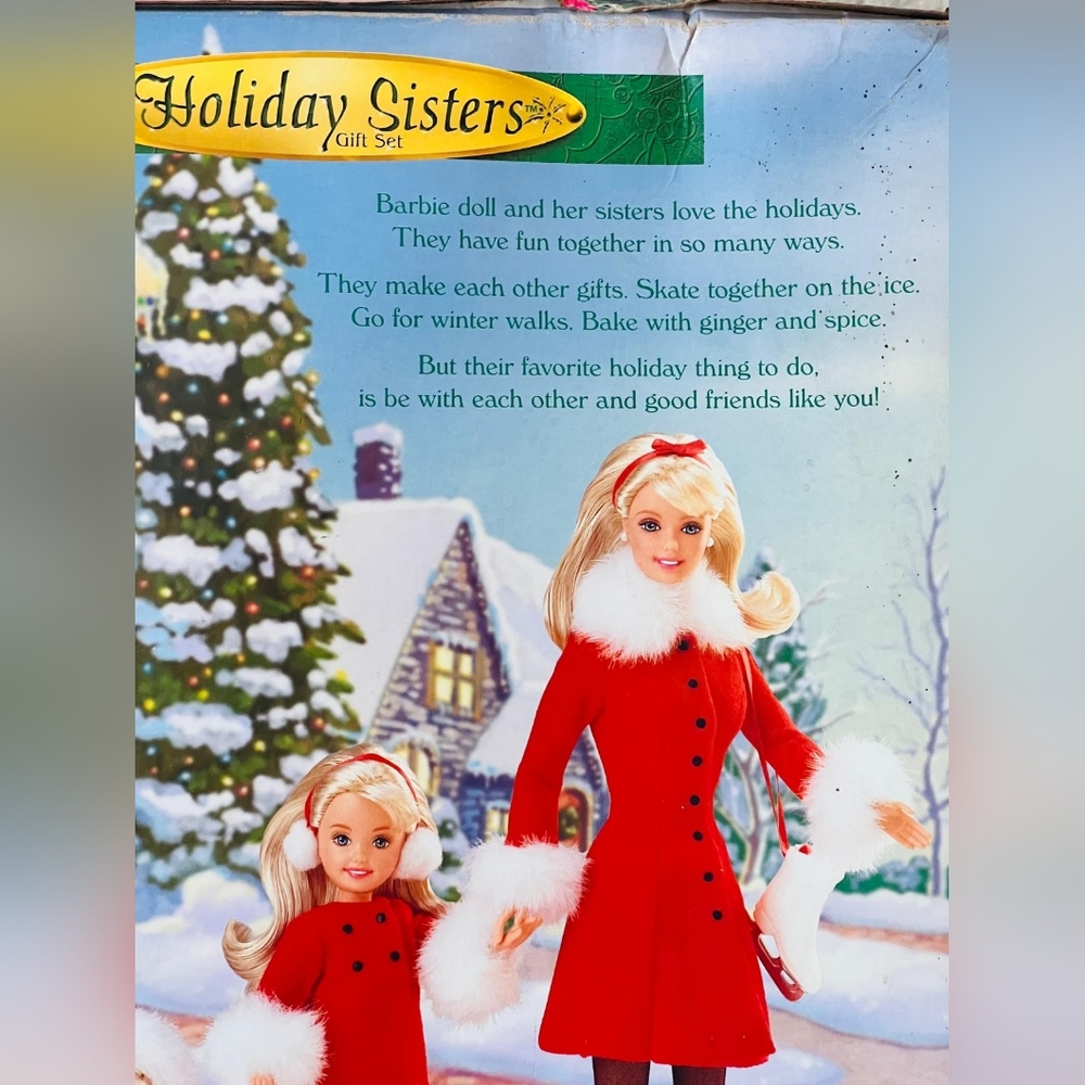90s Vintage Holiday Sister Lot Vintage Barbie Stacie Kelly Doll - Picture 11 of 11